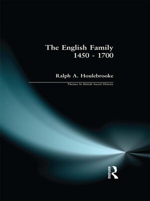 cover image of The English Family 1450--1700